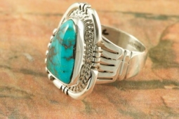 Apache Blue Turquoise Ring